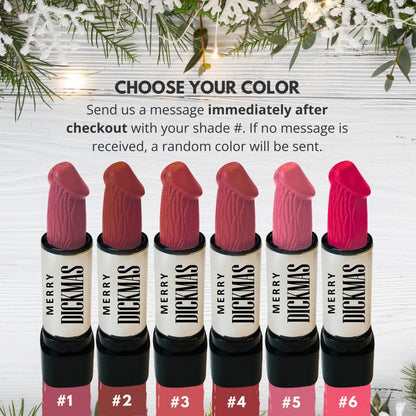 Merry Dickmas Lipstick Holiday Collection